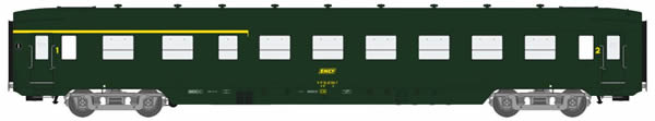 REE Modeles VB-201 - Passenger Coach DEV AO U46 A21/2B6 Green 301